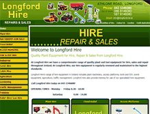 Tablet Screenshot of longfordhire.ie